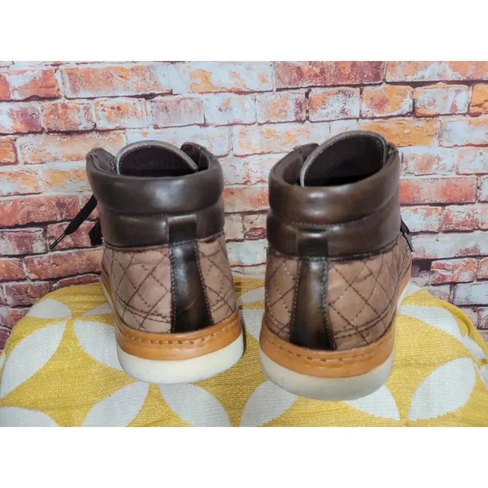 Jose Real high-top Italian sneakers.